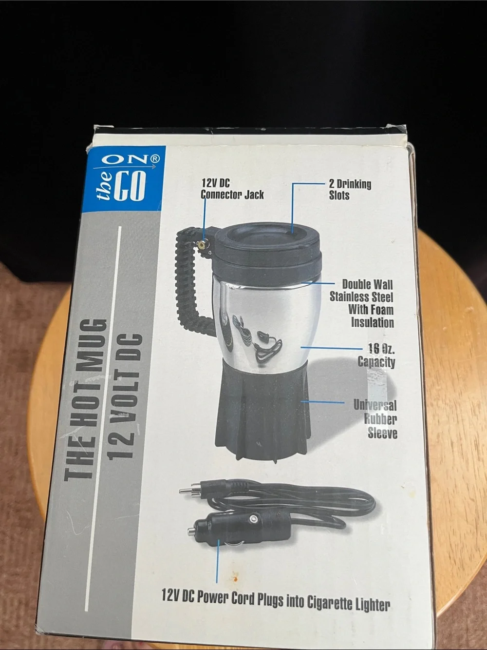 On the go hot mug